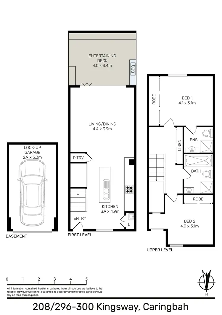 Floorplan of Homely apartment listing, 208/296-300 Kingsway, Caringbah NSW 2229