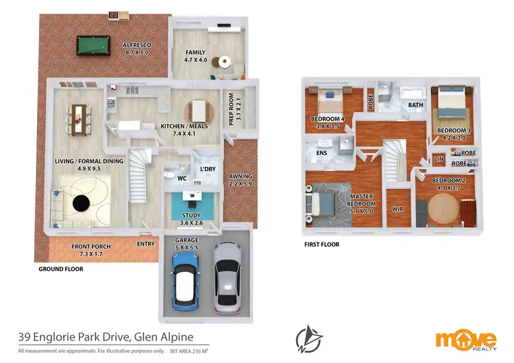 Floorplan of Homely house listing, 39 Englorie Park Drive, Glen Alpine NSW 2560