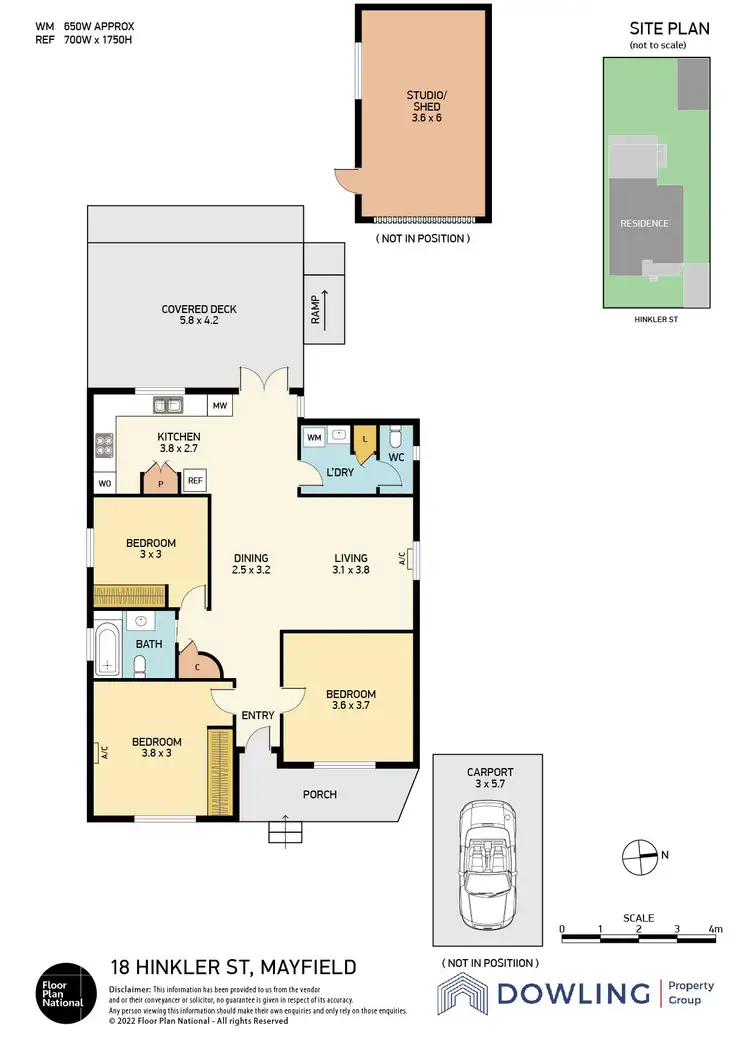 Floorplan of Homely house listing, 18 Hinkler Street, Mayfield NSW 2304