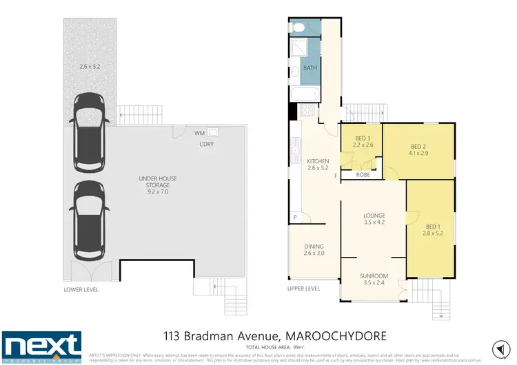Floorplan of Homely house listing, 113 Bradman Avenue, Maroochydore QLD 4558