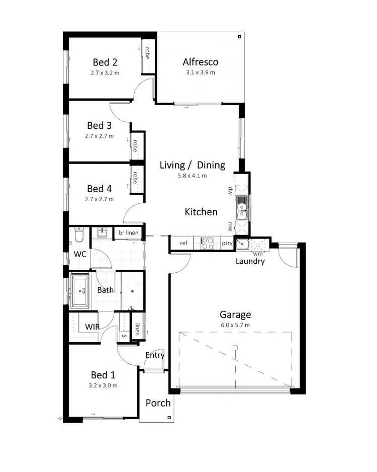 Floorplan of Homely house listing, Address available on request