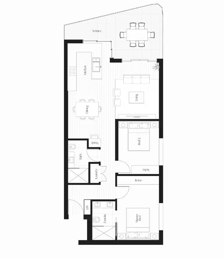 Floorplan of Homely apartment listing, Address available on request
