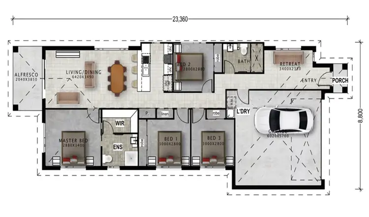 Floorplan of Homely house listing, Address available on request