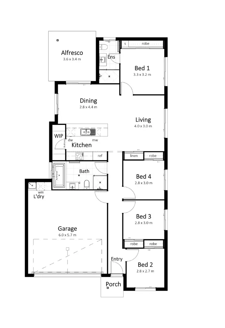 Floorplan of Homely house listing, Address available on request