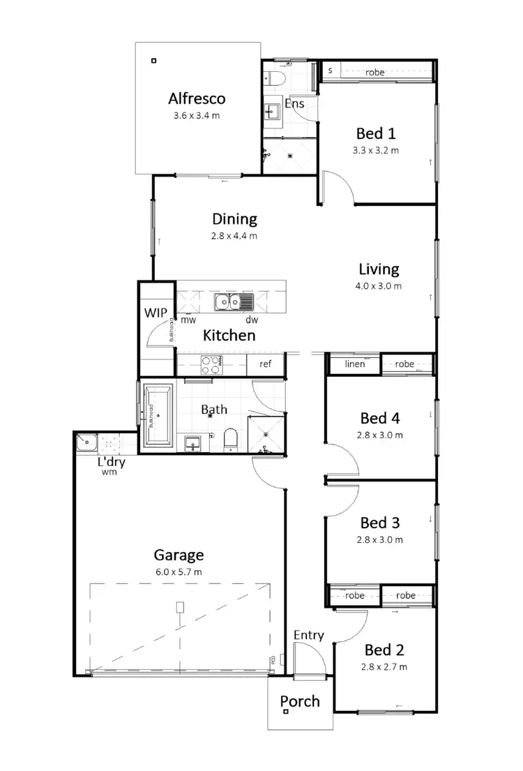 Floorplan of Homely house listing, Address available on request