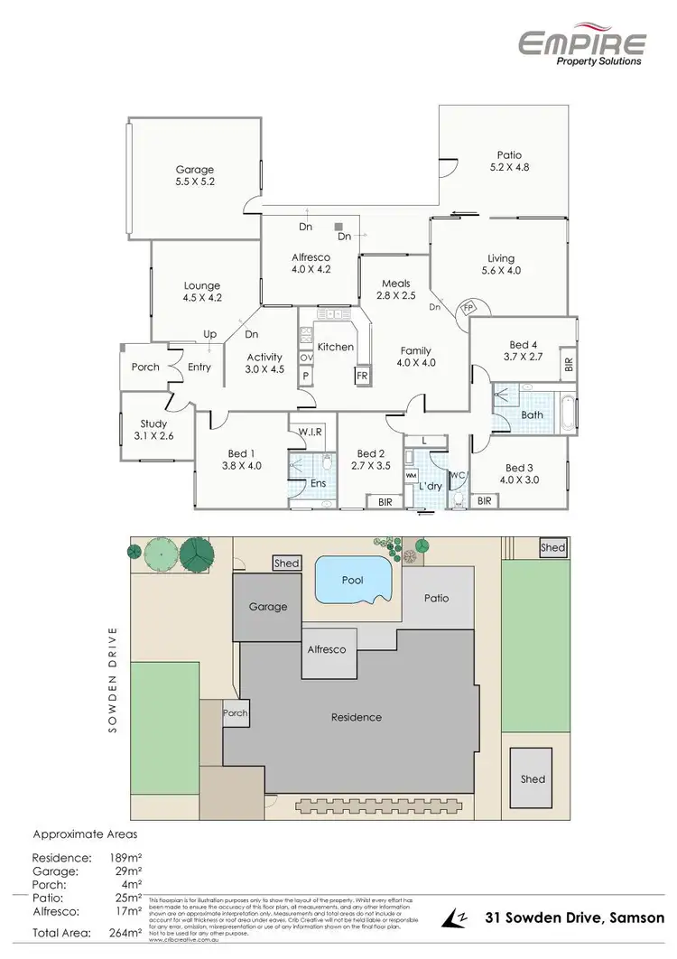 Floorplan of Homely house listing, 31 Sowden Drive, Samson WA 6163
