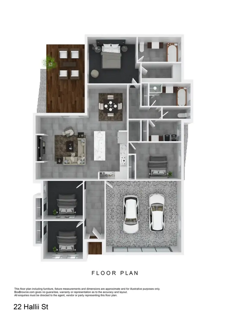 Floorplan of Homely house listing, 22 Hallii Street, Ashfield QLD 4670
