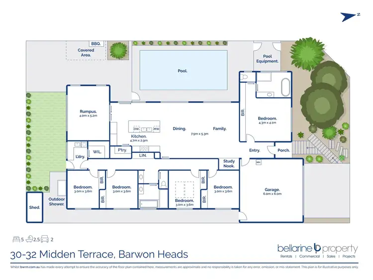 Floorplan of Homely house listing, 30-32 Midden Terrace, Barwon Heads VIC 3227
