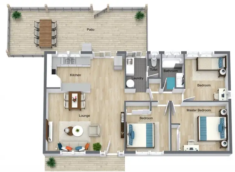Floorplan of Homely house listing, 4 Kamala Street, Redlynch QLD 4870
