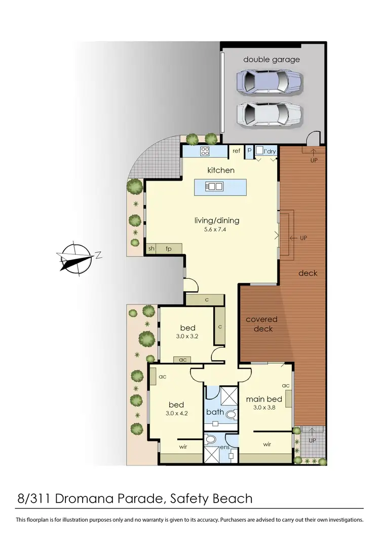 Floorplan of Homely unit listing, 8/311 Dromana Parade, Safety Beach VIC 3936