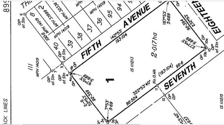 Floorplan of Homely land listing, 36-44 Fourteenth Av, Cracow QLD 4719