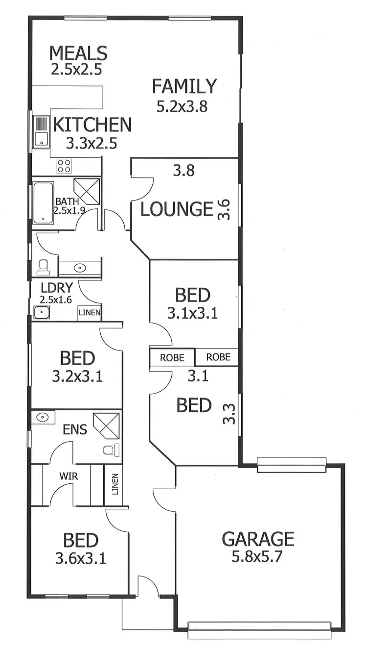 Floorplan of Homely house listing, 10 Joy Crescent, Murray Bridge SA 5253