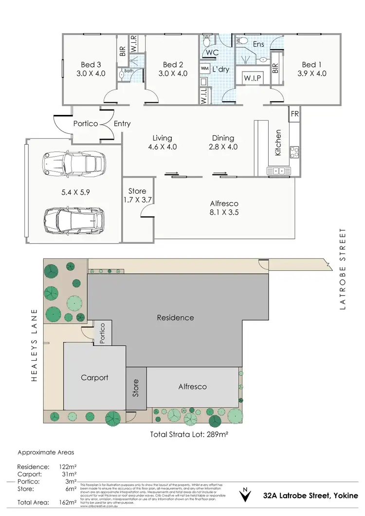 Floorplan of Homely house listing, 32A Latrobe Street, Yokine WA 6060