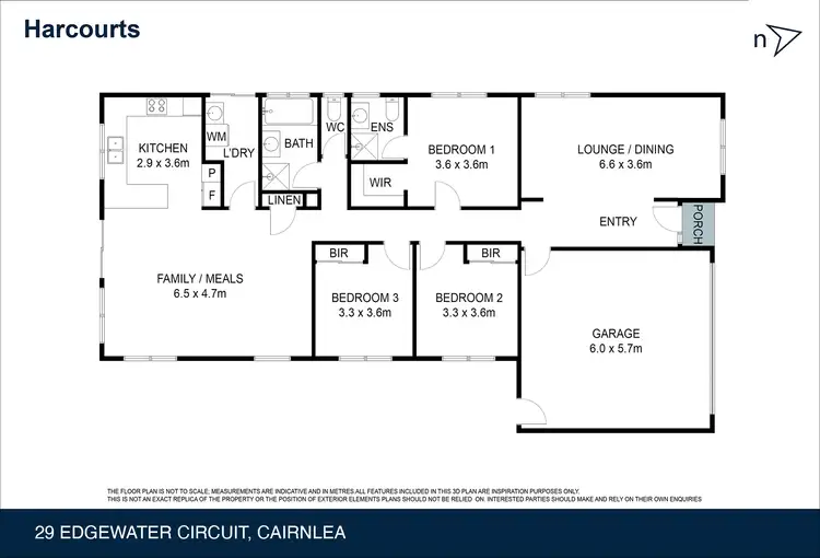 Floorplan of Homely house listing, 29 Edgewater Circuit, Cairnlea VIC 3023