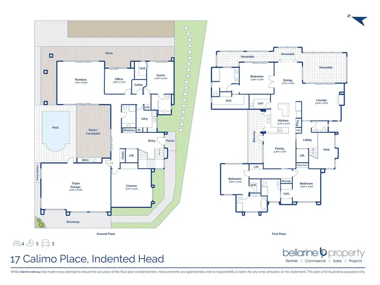 Floorplan of Homely house listing, 17 Calimo Place, Indented Head VIC 3223