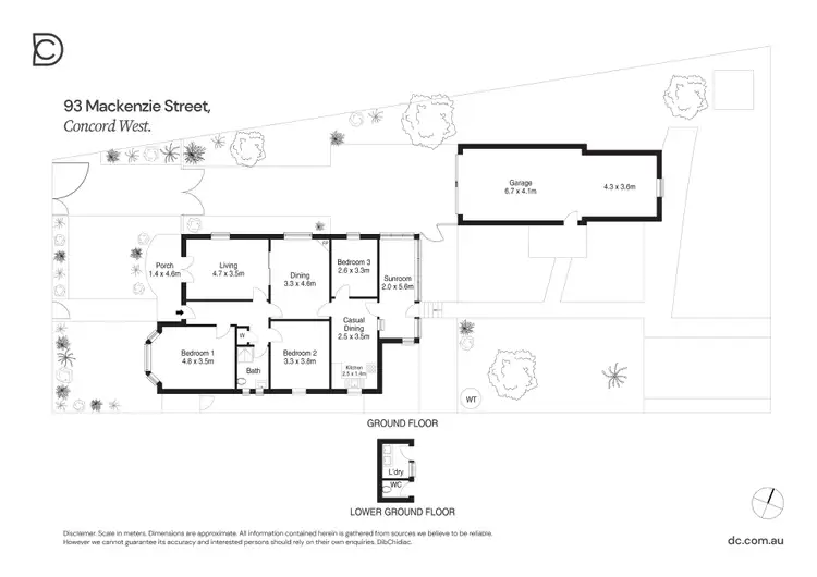 Floorplan of Homely house listing, 93 Mackenzie Street, Concord West NSW 2138