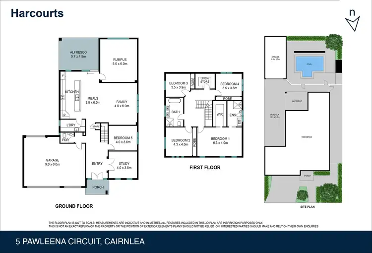 Floorplan of Homely house listing, 5 Pawleena Circuit, Cairnlea VIC 3023