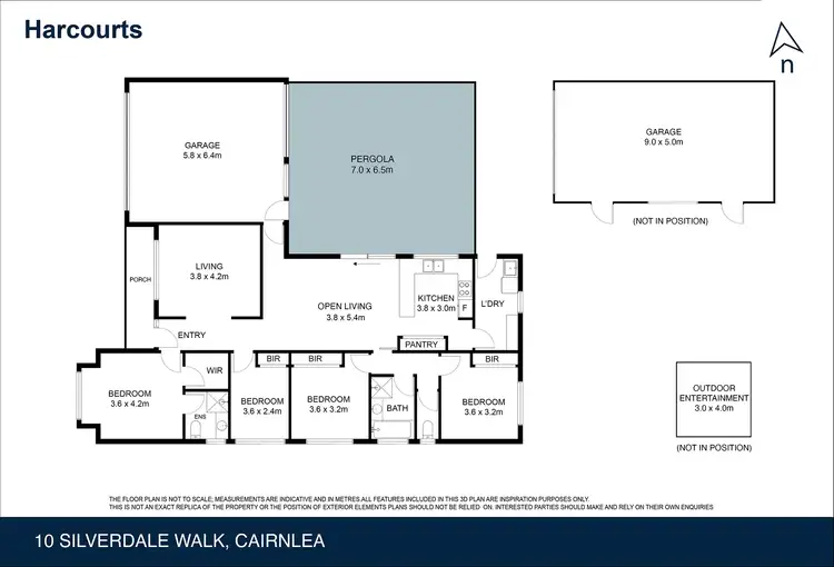 Floorplan of Homely house listing, 10 Silverdale Walk, Cairnlea VIC 3023