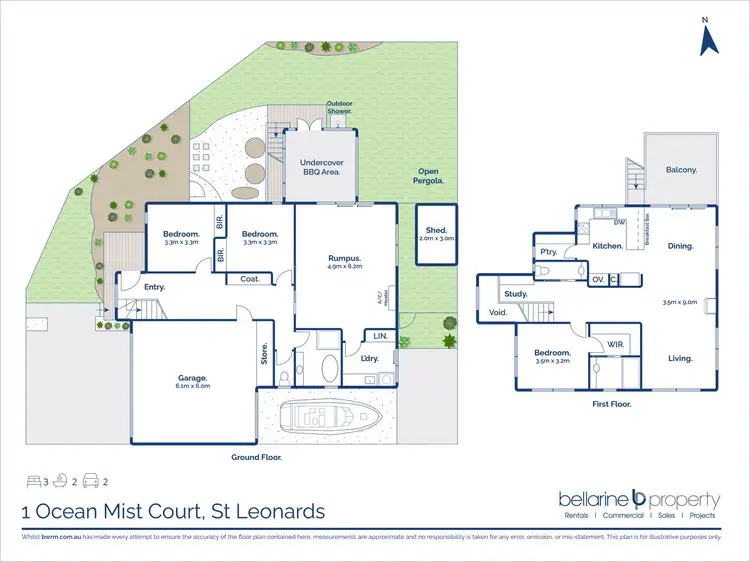 Floorplan of Homely house listing, 1 Ocean Mist Court, St Leonards VIC 3223