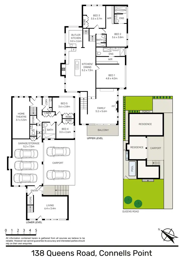 Floorplan of Homely house listing, 138 Queens Road, Connells Point NSW 2221