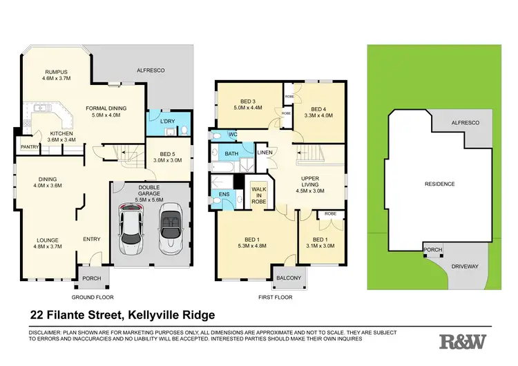 Floorplan of Homely house listing, 22 Filante Street, Kellyville Ridge NSW 2155