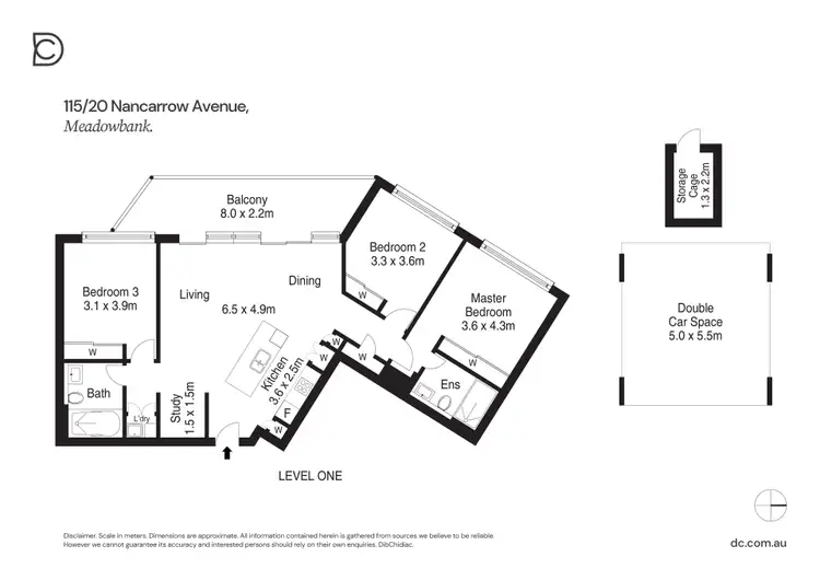 Floorplan of Homely apartment listing, 115/20 Nancarrow Avenue, Meadowbank NSW 2114