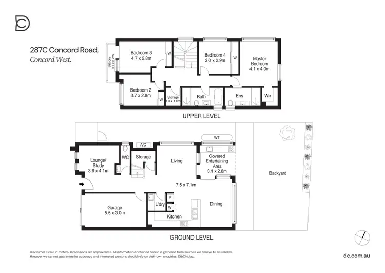 Floorplan of Homely semi-detached listing, 287C Concord Road, Concord West NSW 2138