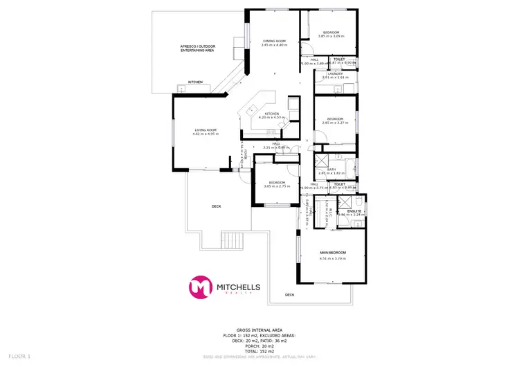 Floorplan of Homely house listing, 10 Baunfiend Court, Urraween QLD 4655