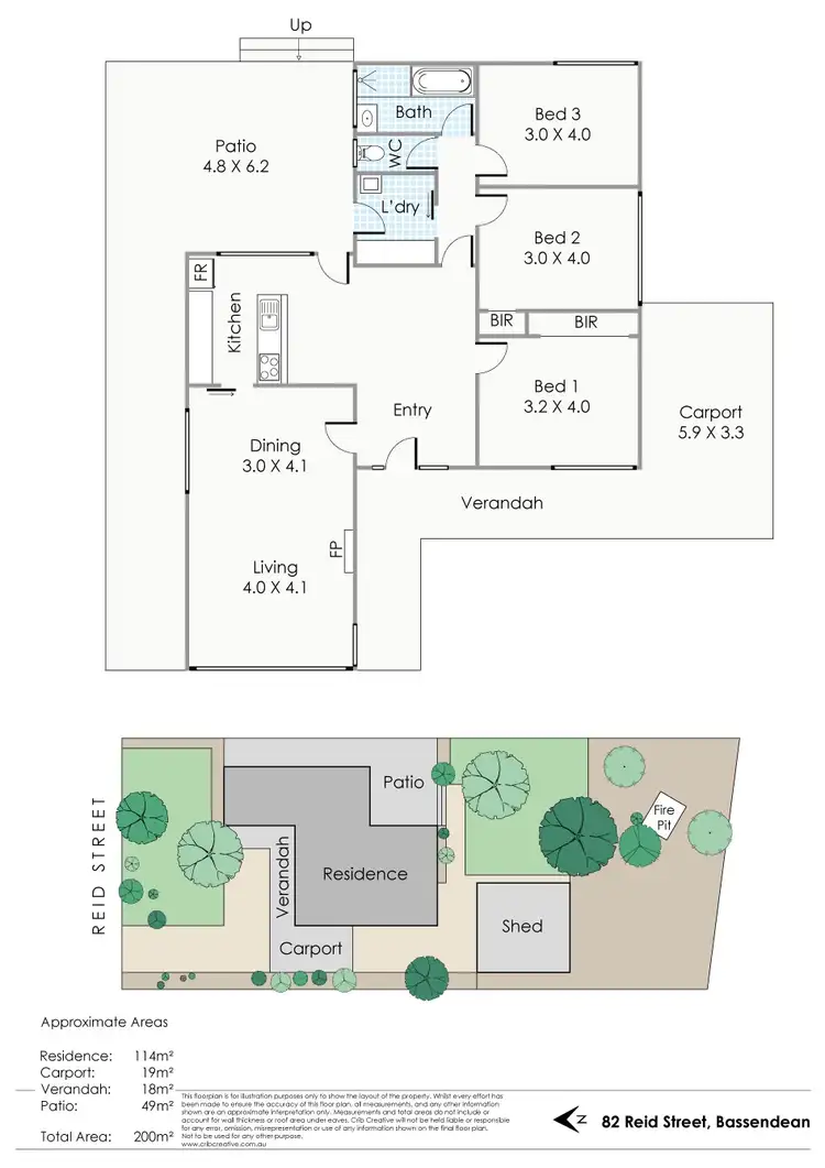 Floorplan of Homely house listing, 82 Reid Street, Bassendean WA 6054