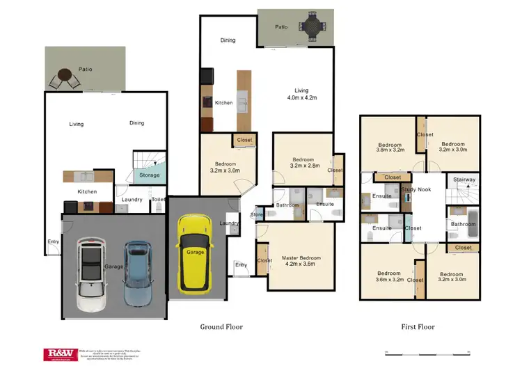 Floorplan of Homely semi-detached listing, 7 Paddington Street, Bellmere QLD 4510