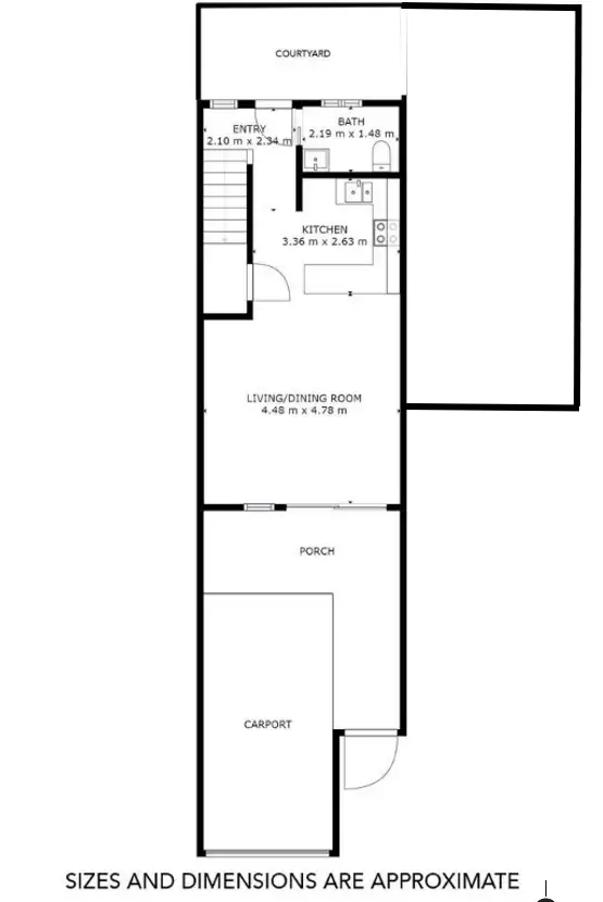 Floorplan of Homely apartment listing, 9/189-193 Buchan Street, Bungalow QLD 4870
