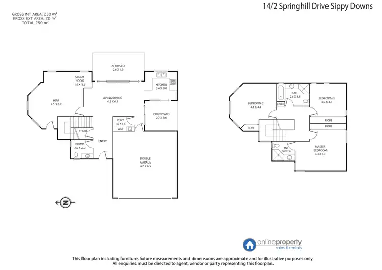 Floorplan of Homely townhouse listing, 14/2 Springhill Drive, Sippy Downs QLD 4556