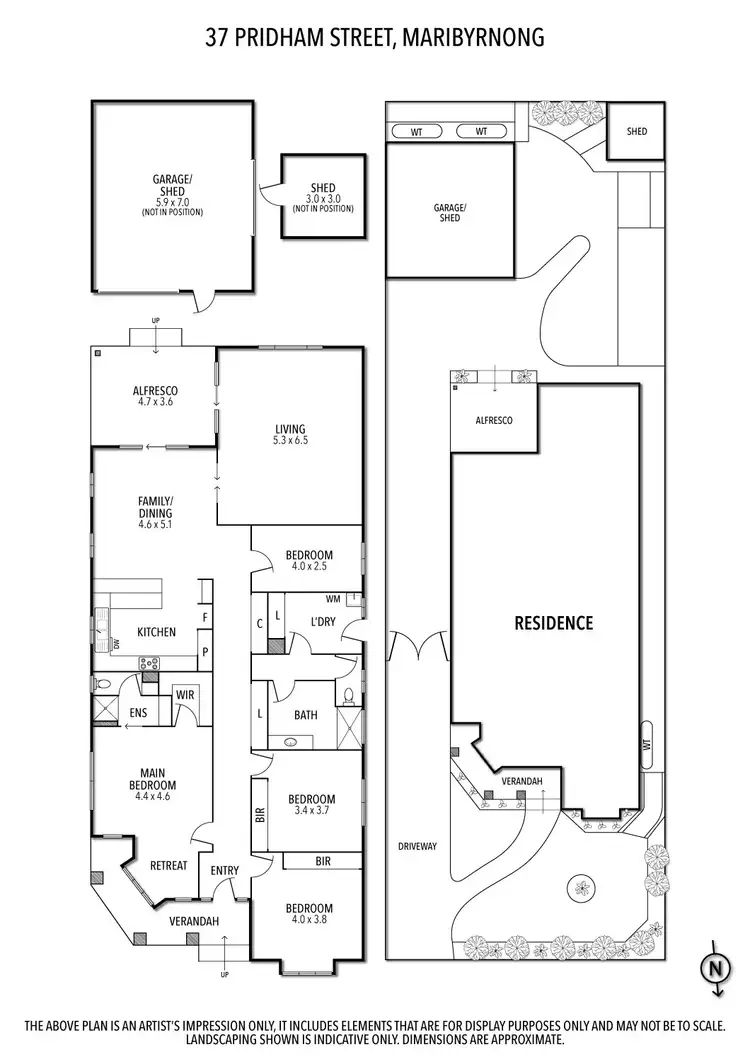 Floorplan of Homely house listing, 37 Pridham Street, Maribyrnong VIC 3032
