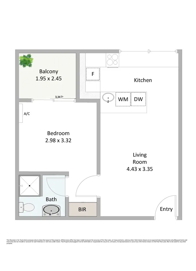 Floorplan of Homely apartment listing, 44/40 Cambridge Street, West Leederville WA 6007