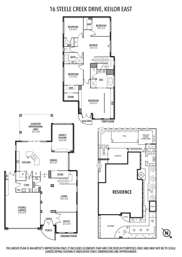 Floorplan of Homely house listing, 16 Steele Creek Drive, Keilor East VIC 3033