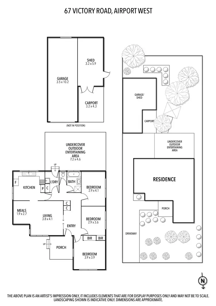 Floorplan of Homely house listing, 67 Victory Road, Airport West VIC 3042