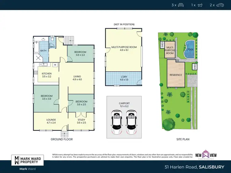 Floorplan of Homely house listing, 51 Harlen Road, Salisbury QLD 4107