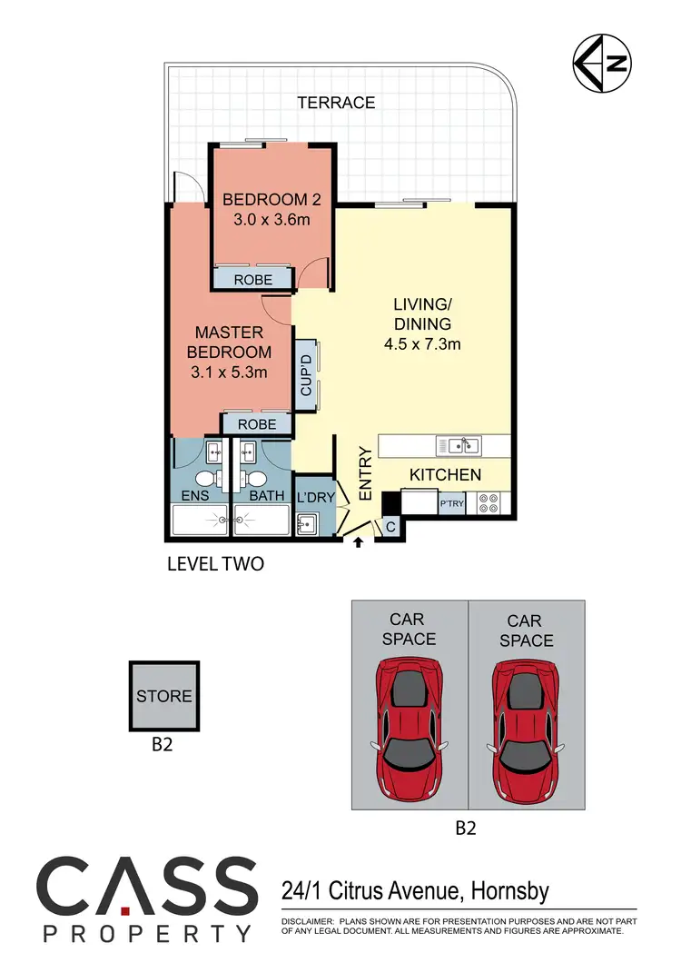 Floorplan of Homely apartment listing, 24/1 Citrus Avenue, Hornsby NSW 2077