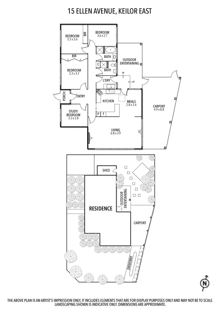Floorplan of Homely house listing, 15 Ellen Avenue, Keilor East VIC 3033