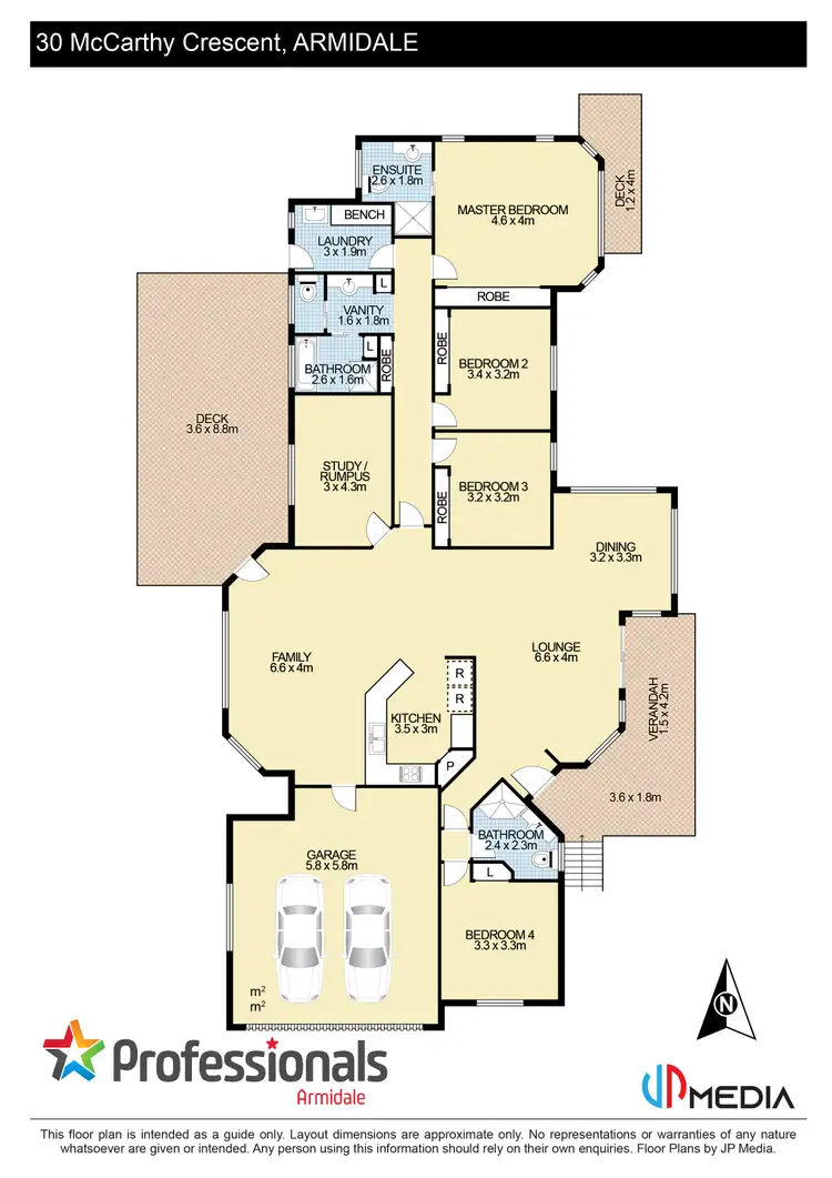 Floorplan of Homely house listing, 30 McCarthy Crescent, Armidale NSW 2350