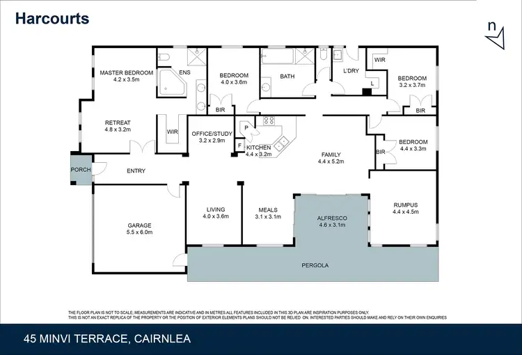 Floorplan of Homely house listing, 45 Minvi Terrace, Cairnlea VIC 3023