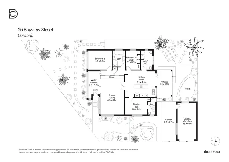 Floorplan of Homely house listing, 25 Bayview Street, Concord NSW 2137