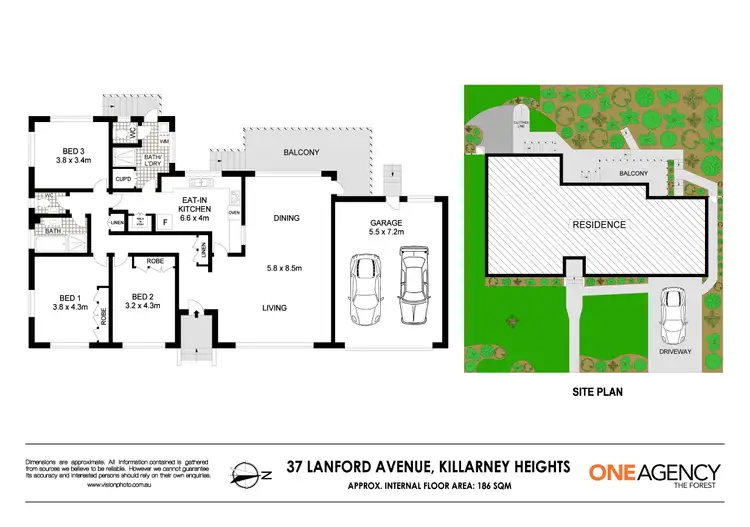 Floorplan of Homely house listing, 37 Lanford Avenue, Killarney Heights NSW 2087