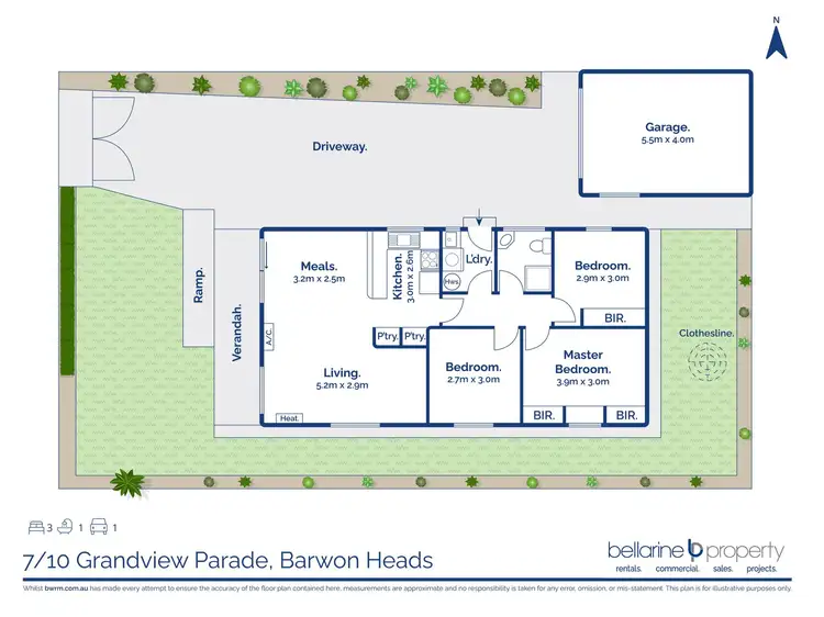 Floorplan of Homely house listing, 7/10-12 Grandview Parade, Barwon Heads VIC 3227