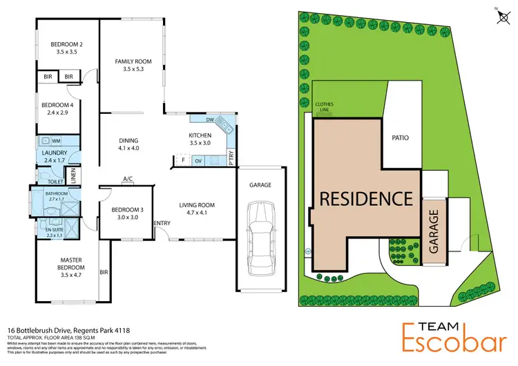 Floorplan of Homely house listing, 16 Bottlebrush Drive, Regents Park QLD 4118