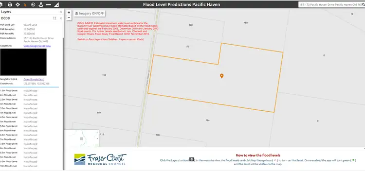 Floorplan of Homely land listing, 175-183 Pacific Haven Drive, Pacific Haven QLD 4659