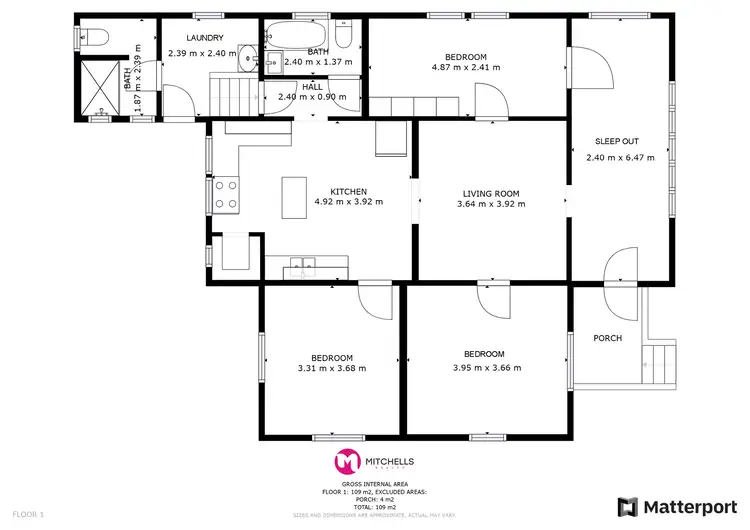 Floorplan of Homely house listing, 21 Kent Street, Urangan QLD 4655