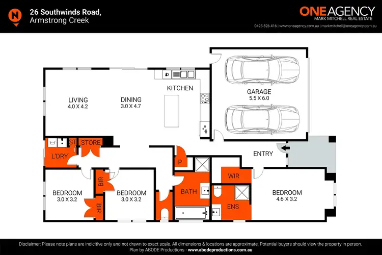 Floorplan of Homely house listing, 26 Southwinds Road, Armstrong Creek VIC 3217