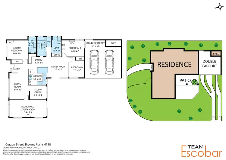 Floorplan of Homely house listing, 1 Curzon Street, Browns Plains QLD 4118