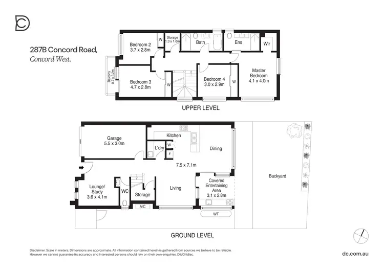 Floorplan of Homely semi-detached listing, 287B Concord Road, Concord West NSW 2138